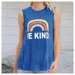 Irisgod Sleeveless Be Kind Tank Top